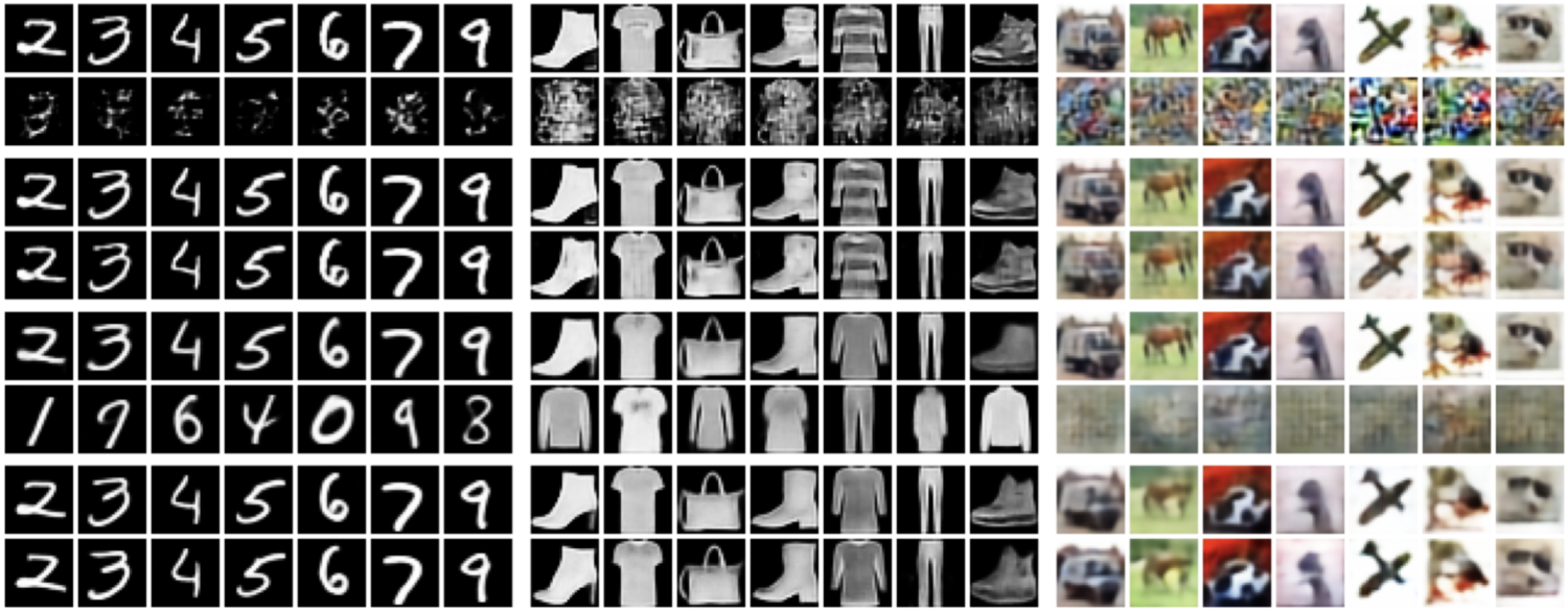 Image reconstruction with zero-shot stitching